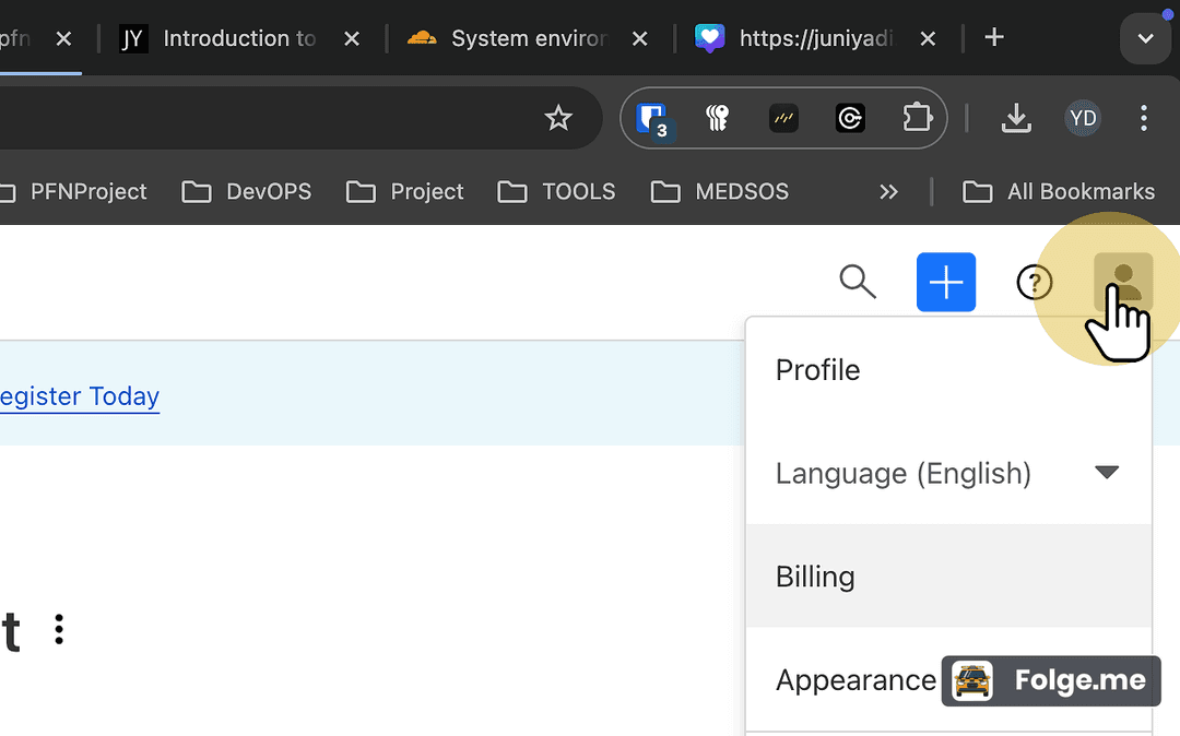 Cloudflare Dashboard Profile