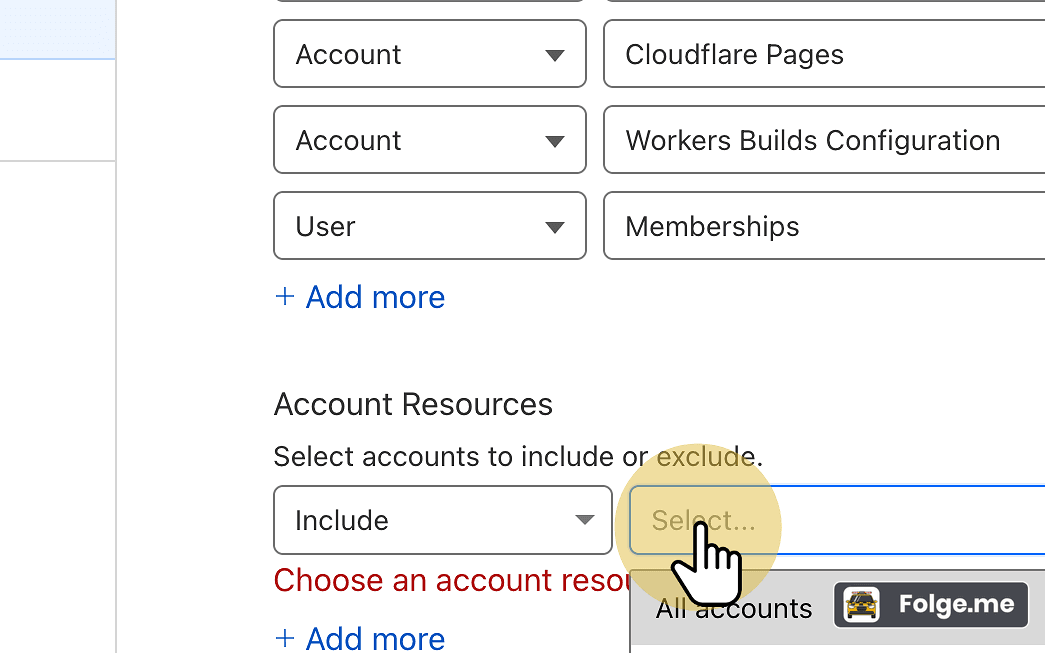 Cloudflare Dashboard All Account Resources