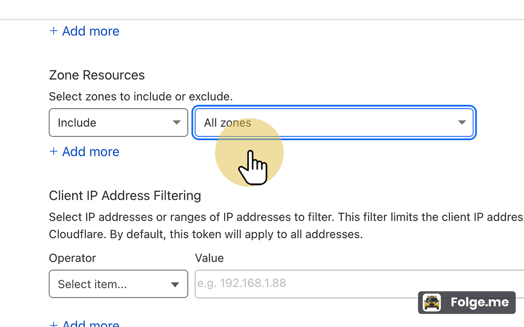 Cloudflare Dashboard All Zone Resources